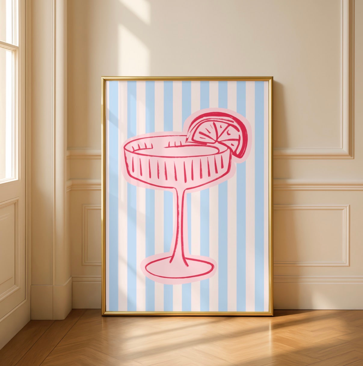 Stripe cocktail