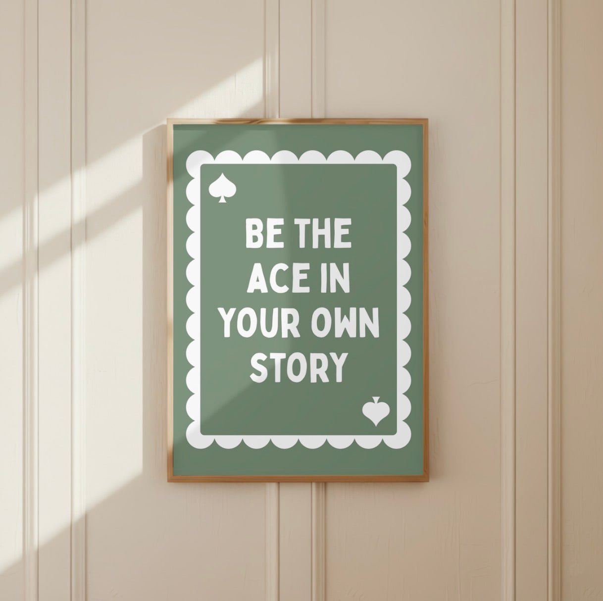 Be the ace in your own story