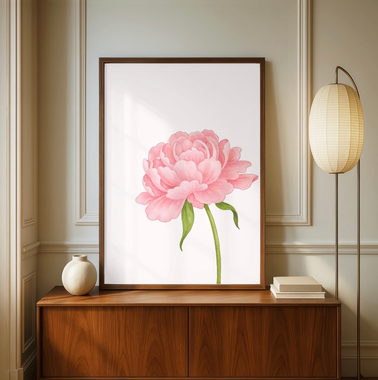 Pink peony