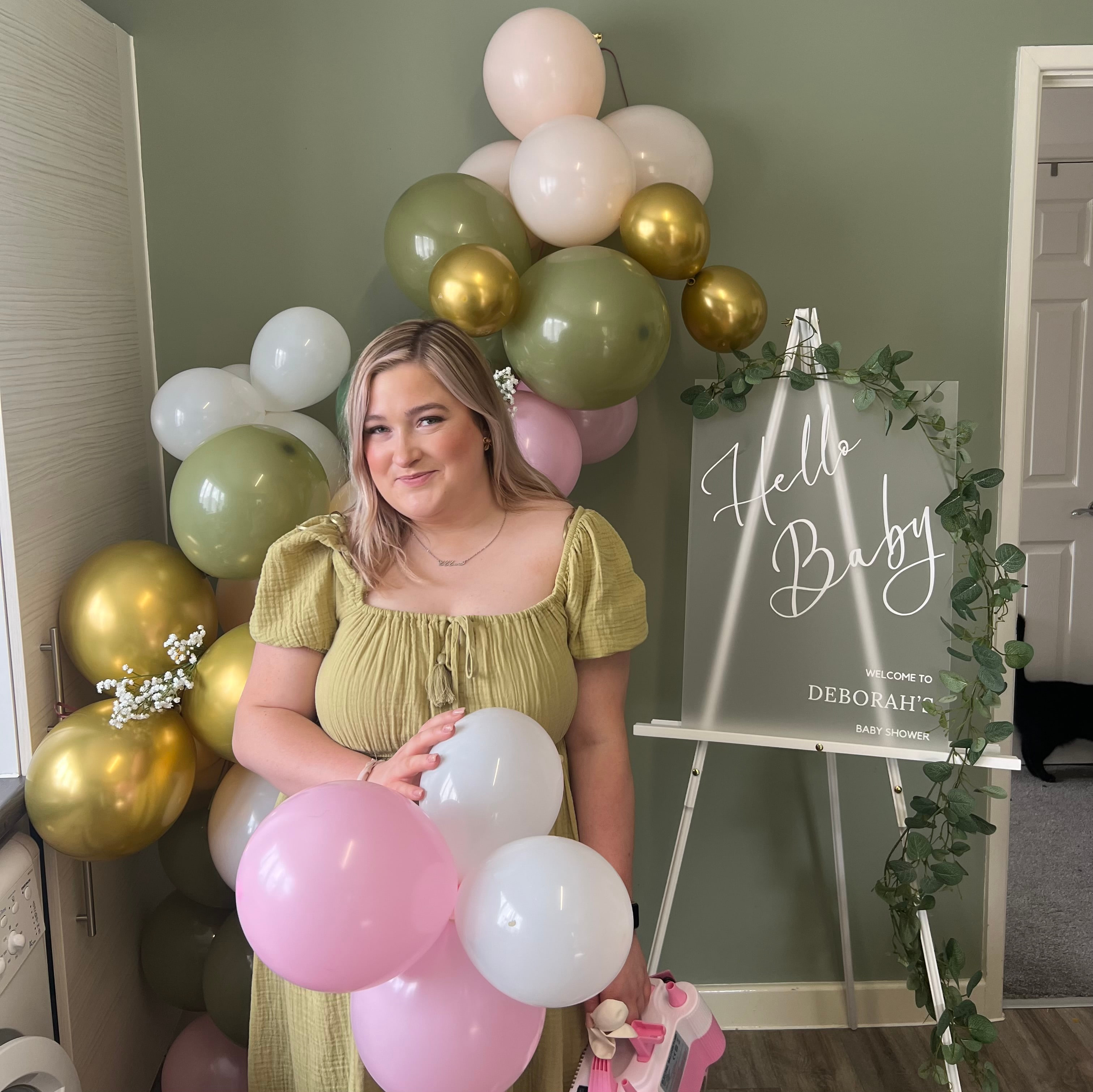 Me with balloons
